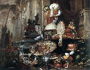 BOEL, Pieter Large Vanitas oil